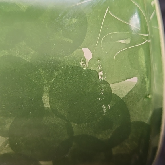 Green Hand-Painted Grape Vine Pattern Canisters by DESIGNPAC INC - Picture 10 of 10